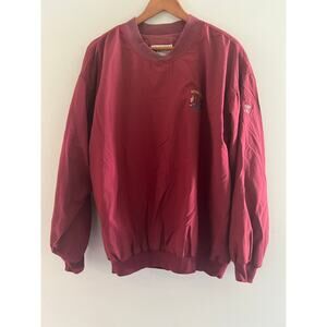 Vintage Ryder Cup The Country Club Pullover Windbreaker Jacket Red Medium JL